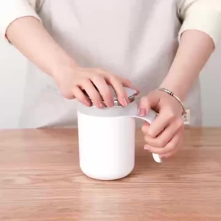 Fully Automatic Stirring Cup - Multifunctional Lazy Rotating Magnetic Stainless Steel Milk Mug And Travel Mug
