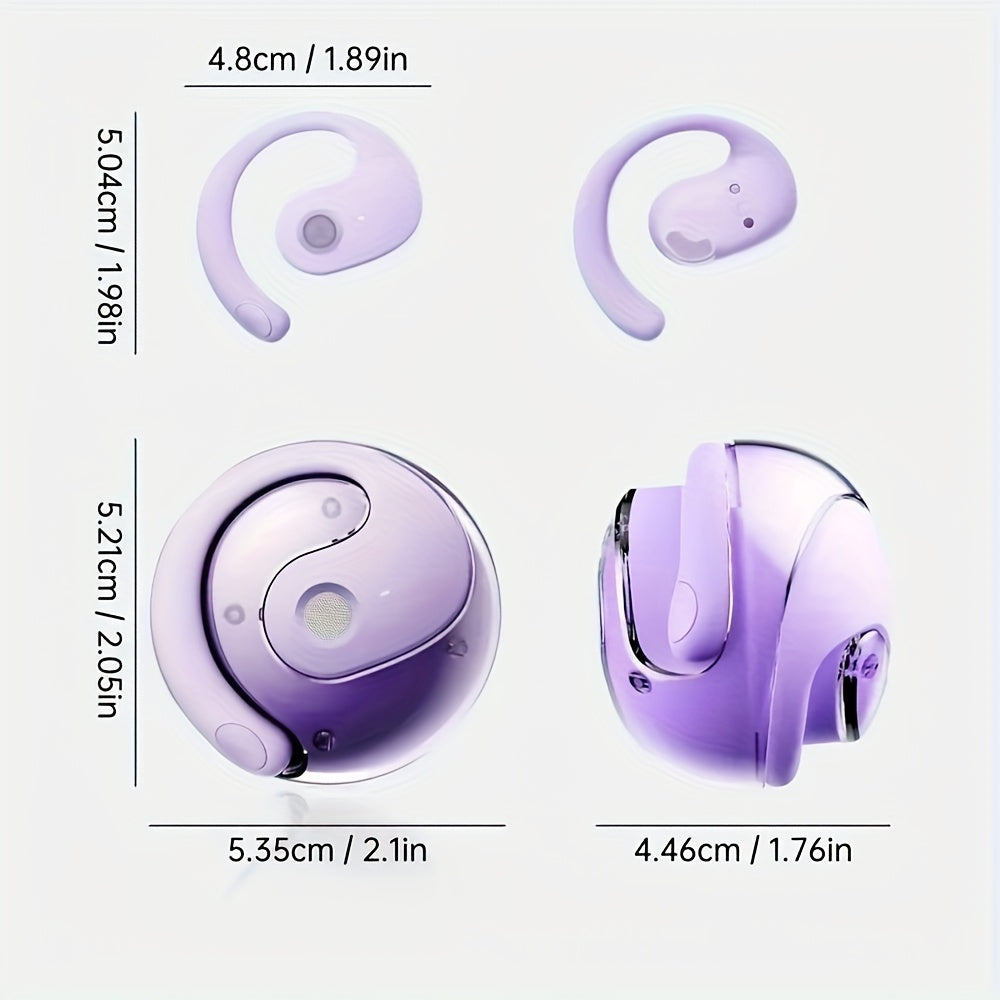 2024 Universal Translator Earbuds (Like Star Trek) - AI Multi-Language, Wireless, Touch Control, Dual Mic Mute, Compatible with Phones for Travel, Socializing, Learning, Sports, Gaming