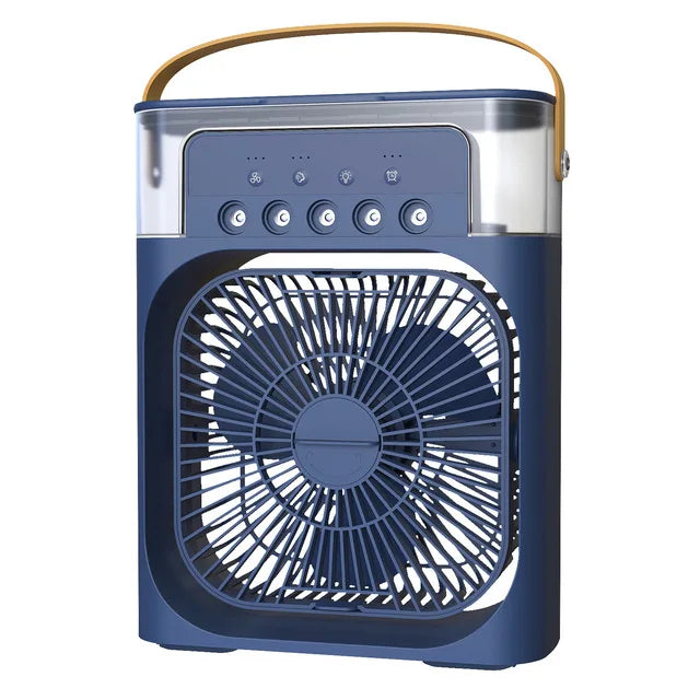 Portable Humidifier Fan AIr Conditioner Household Small Air Cooler Hydrocooling Portable Air Adjustment For Office 3 Speed Fan