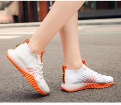 Net Surface Fly Weave Coconut Shoes Athletic Shoes Female