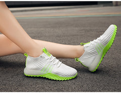 Net Surface Fly Weave Coconut Shoes Athletic Shoes Female