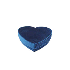 Velvet Heart-shaped Jewellery Box