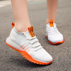 Net Surface Fly Weave Coconut Shoes Athletic Shoes Female