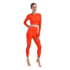 Autumn Yoga Clothing Suit Female Sports Female BE Hollow