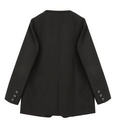 Fake Two-piece Suit Jacket Female Design Sense Niche Autumn Clothing