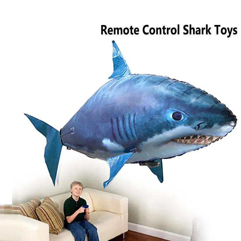 Kids Remote Control Shark Balloons Inflatable Flying Helium Balloon For Boys And Girls Remote Control Blobfish Water fish Toys