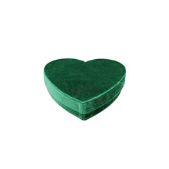 Velvet Heart-shaped Jewellery Box