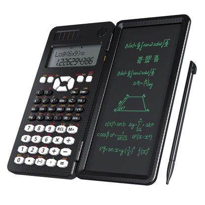 [Professional Solar Calculator] 417 Functions Professional Solar Scientific Calculator - Portable Foldable Calculator For Students Upgraded 991ES With LCD Notepad