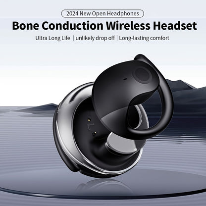 2024 AI Star Trek-Style Translator Earbuds - Multi-Language Wireless, Touch Control, Dual Mic, for Travel, Socializing, Learning, Sports, Gaming